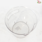 Acrylic Round Container With Handle Hole (With Size Options)