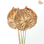 Artificial Anthurium Spray Gold (5 Stems)