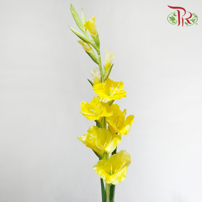 Artificial Gladiolus - Yellow (Per Stem)