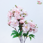 78cm Artificial Begonia Spray - Light Pink (2 Stems)