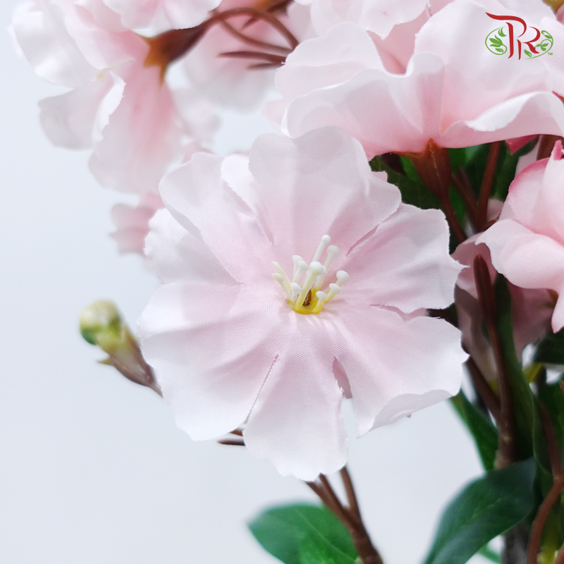 78cm Artificial Begonia Spray - Light Pink (2 Stems)