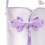 CNY - Single Button Round Hand Held Floral Box ( With Options )