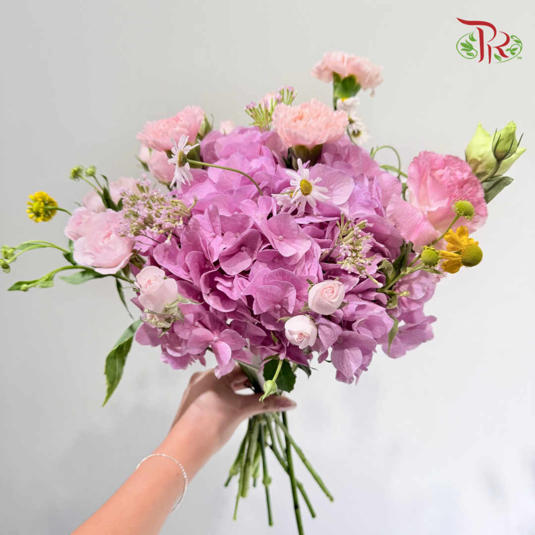 Signature Weekly Flower Bunch - Hydrangea Fairy Garden (Big Bunch)