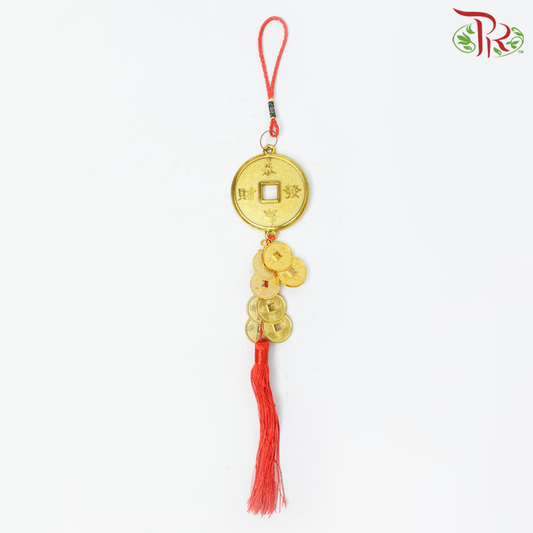 CNY Hanging Ornament - Gold Coin  (10 Units)