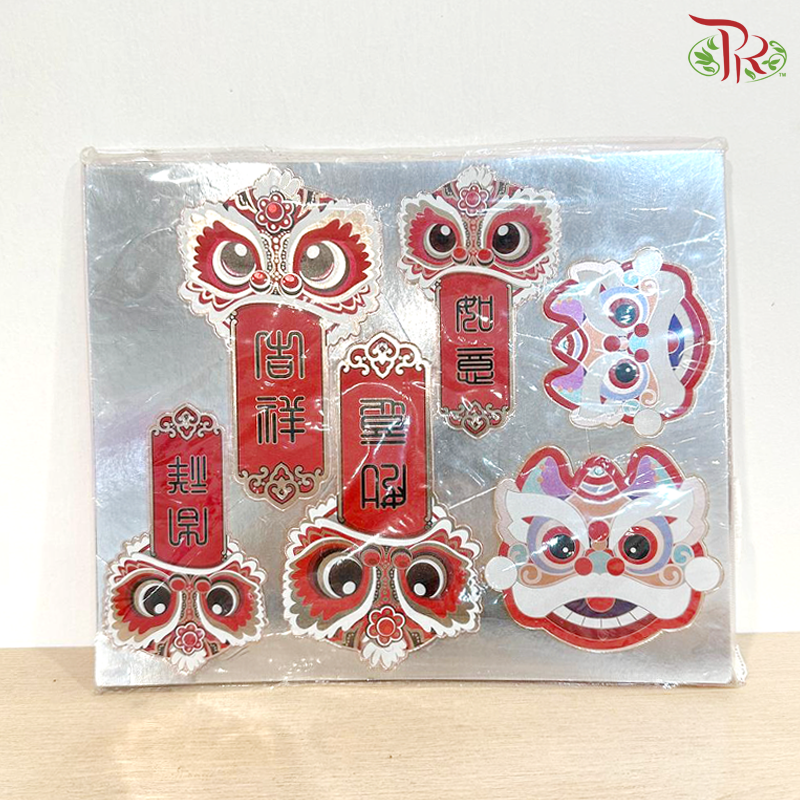 CNY Hanging Paper Card - Lion Dance Head