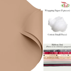 包花懒人包 DIY Self Wrapping Kit (Suitable for small and medium size bouquet)-Sandy Gold-Pudu Ria Florist-prflorist.com.my