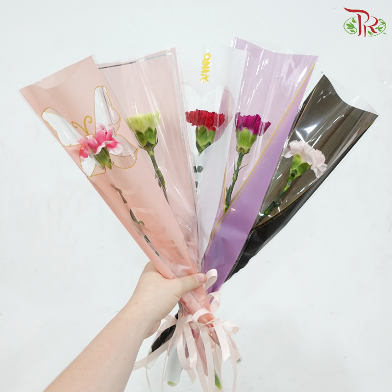 【Mum's Series】Single Stalk Wrapping Carnation