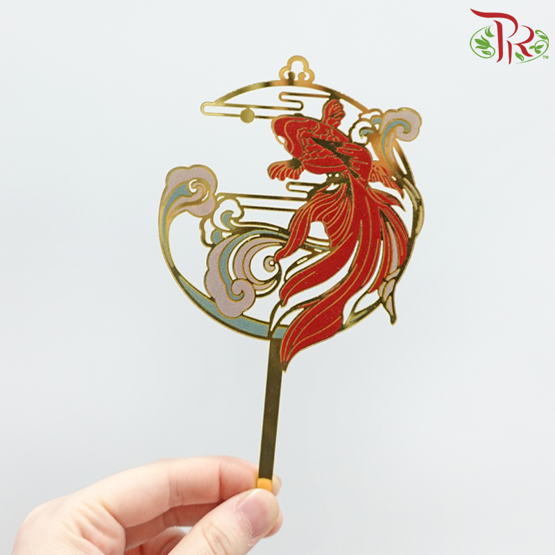 Chinese Style Acrylic Topper - Golden Fish《金鱼款》(Per Unit)