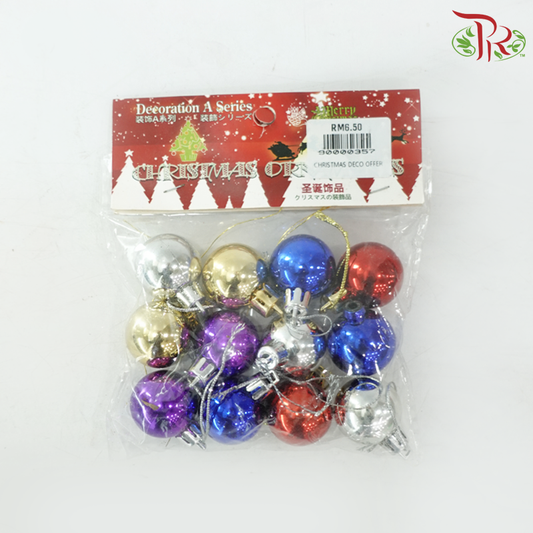 Christmas Deco Hanging Ball (Random Choose Colour)