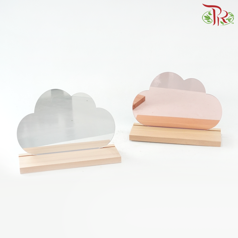 1 SET Acrylic Mirror Wave S - Pudu Ria Florist