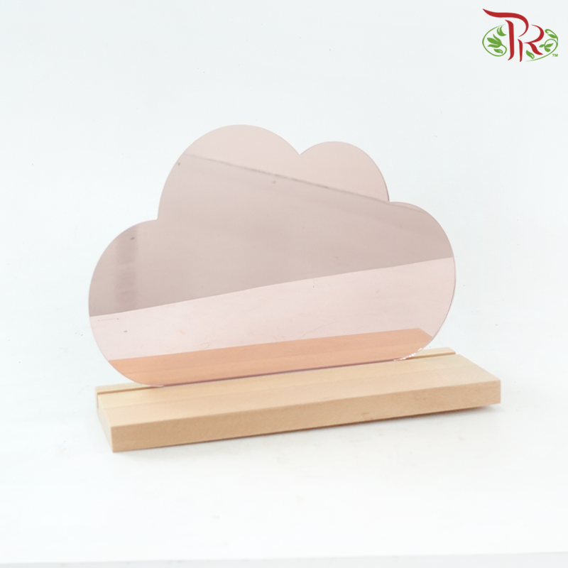 1 SET Acrylic Mirror Wave S - Pudu Ria Florist