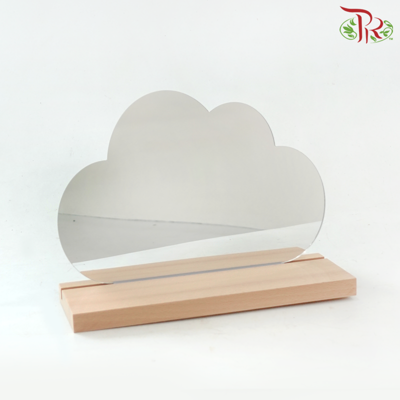 1 SET Acrylic Mirror Wave S - Pudu Ria Florist