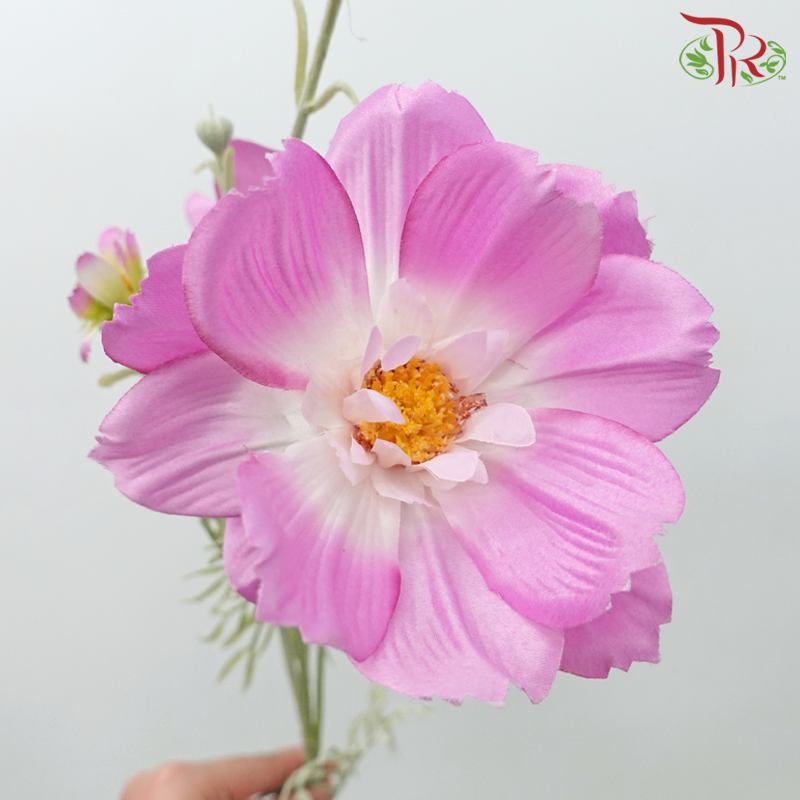 76cm - Artificial Cosmos Spray - Cherry Pink (2 Stems) - Pudu Ria Florist