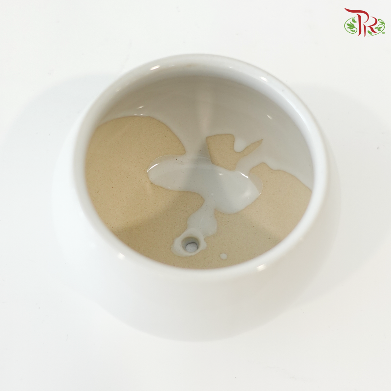 DH-10cm YQ White Pot