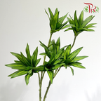 Artificial Dracaena Leaf - Green (2 Stems)