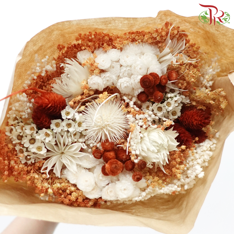 Dried Bouquet Mix - Fantasy Brown With White