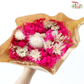 Dried Mix Bouquet - Hot Pink