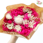 Dried Mix Bouquet - Hot Pink