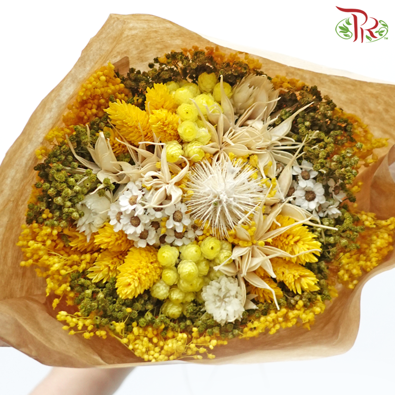 Dried Bouquet Mix - Fantasy Yellow #02