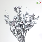 Dried Eucalyptus Nut - Dyed Silver (Per Bunch)