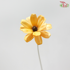 Dried Sunflower Seed Flower - Yellow (Per Bunch)