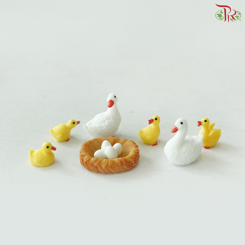 Duck Ornaments Set (8 Units)