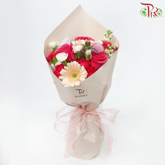 【38 Women's Day】- "The Courageous Woman" Bouquet (Small)-Pudu Ria Florist-prflorist.com.my