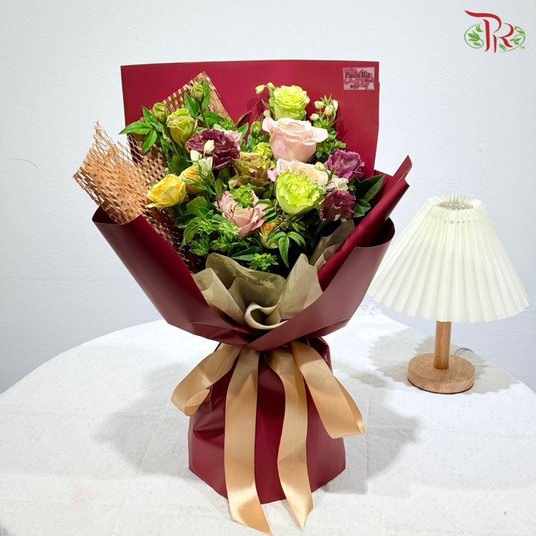 Signature Weekly Flower Bunch - Victorian Ember Romance (Big Bunch)