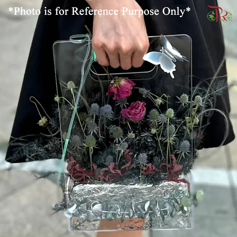 FBA099 Acrylic Hand Carry Flower Box