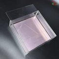 FBA156#1 - Clear Acrylic Sliding Box + Rose Gold Acrylic Sheet