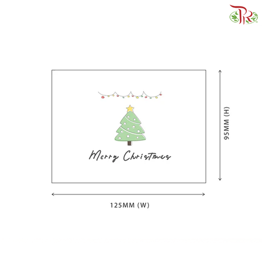 Christmas Deco Card - Christmas Tree (FBD235) (20PCS Per Pack)
