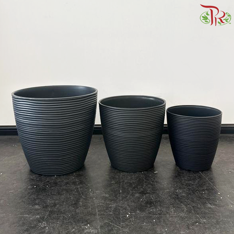 Felton Round Flower Pot 254 (FBL-254-4)(FBL-254-7)(FBL-254-8)(FBL-254-9) (With Color & Size Option)