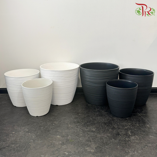 Felton Round Flower Pot 254 (FBL-254-4) (FBL-254-7) (FBL-254-8) (FBL-254-9) (With Color & Size Option)