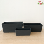 Felton Planter Box 2653 - Black (FBL-265-1) (FBL-265-2) (FBL-265-3) (With Size Options)
