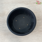 Felton Round Flower Pot 268 (FPL268) - Dark Brown (With Size Options)