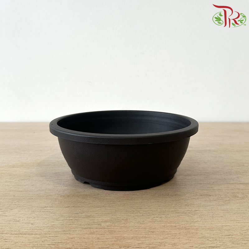 Felton Round Flower Pot 268 (FPL268) - Dark Brown (With Size Options)