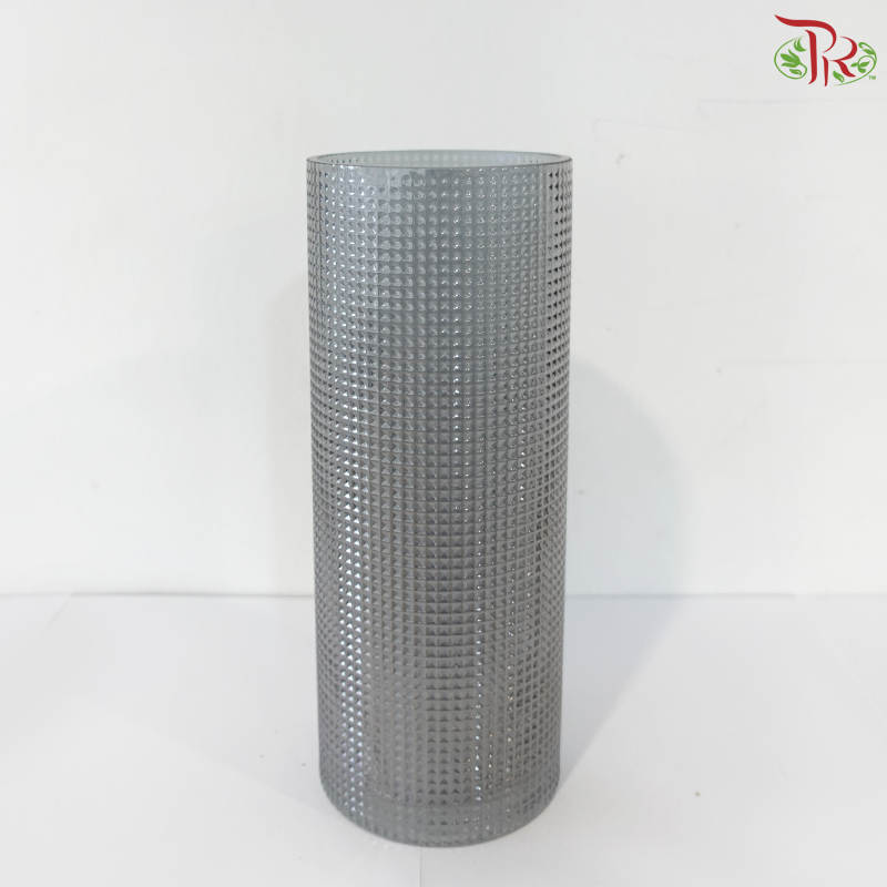 FH1025/24 Diamond Plating Vase (With Color Option)