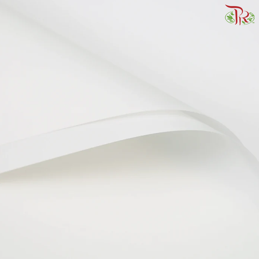 FPL035#9 Opp Korea Matte Plastic - Pure White