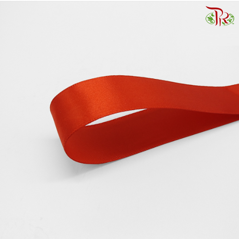 FRB062#6 Red- Satin Ribbon - Pudu Ria Florist