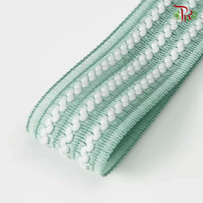 Cotton Ribbon 25mm- Pale Green FRB076#4