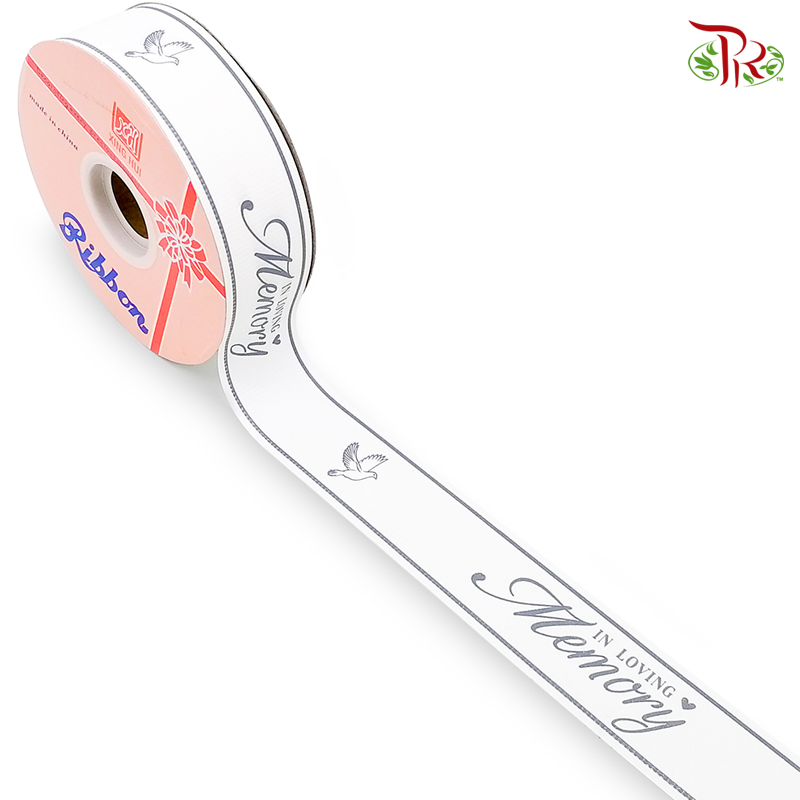 Ribbon- In Loving Memory (38mm x 100Y) - Pudu Ria Florist