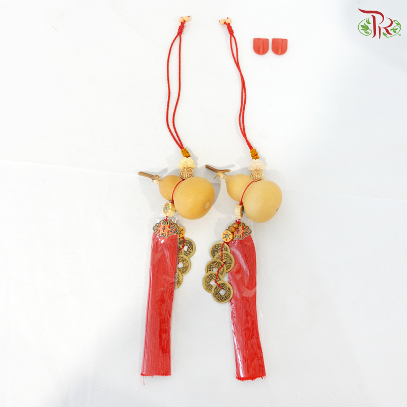 Five Emperor Coins Gourd Hanging Ornaments (2 Units Per Box)