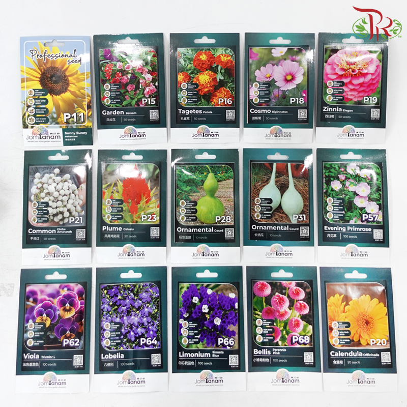 【Jom Tanam Series】Flower Series (Per Pack) (With Option)