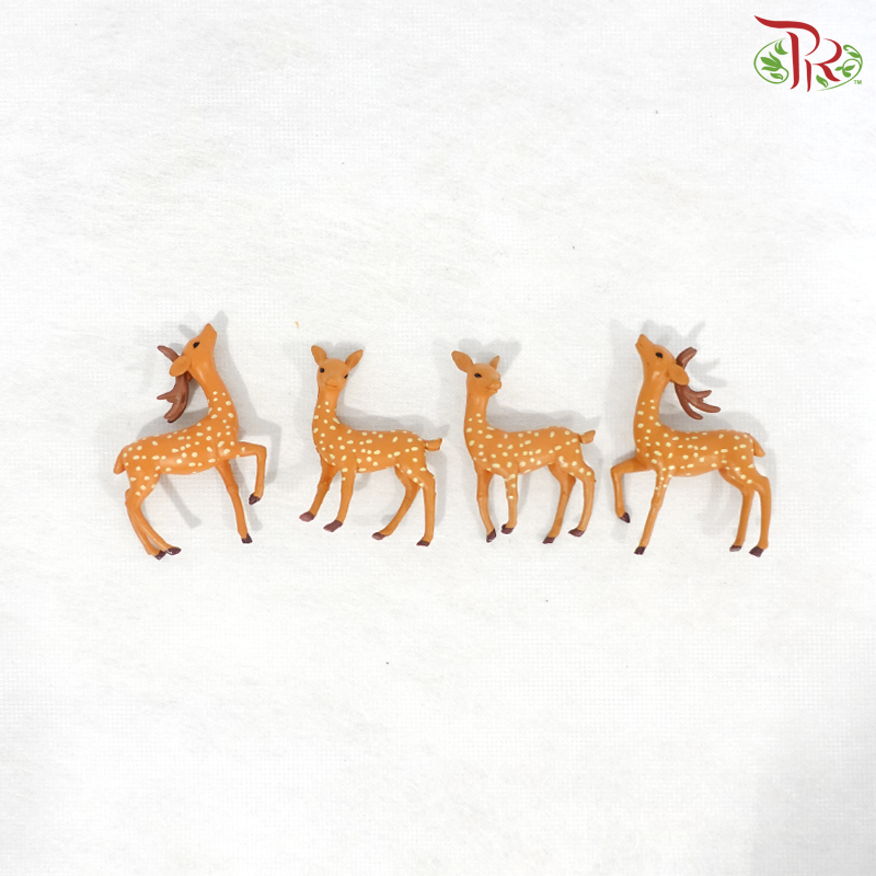 Gardening Miniature - Forest Deer Ornaments - (4 PCS Per Pack)