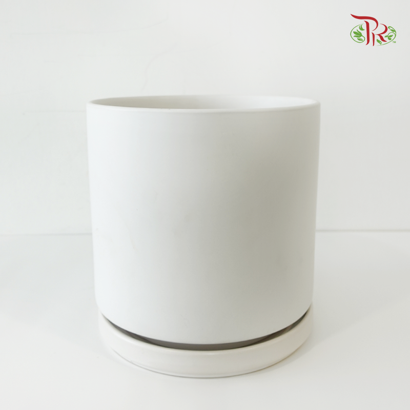 GSYM-1911-17D L White Pot