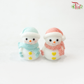 Gardening Miniature - Scarf Snowman ( 2 pcs )
