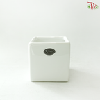 HCZ-120W Square White Pot