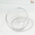 HF15/48 - Round Ball With a Slanted Crackled Opening (YSHF15)