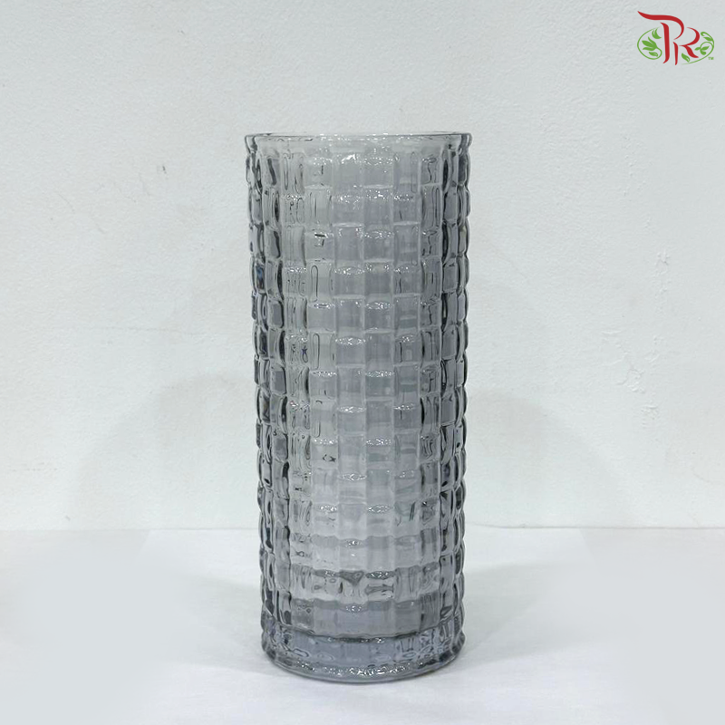 HF35/6/V18805 - Block Design Crystal Vase (YSHF35)