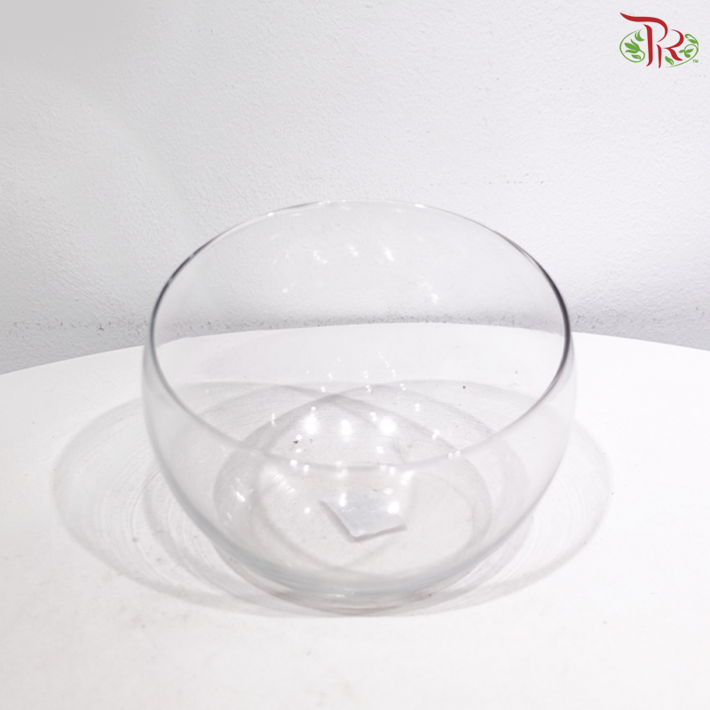 HS15 - Half Round Glass Vase